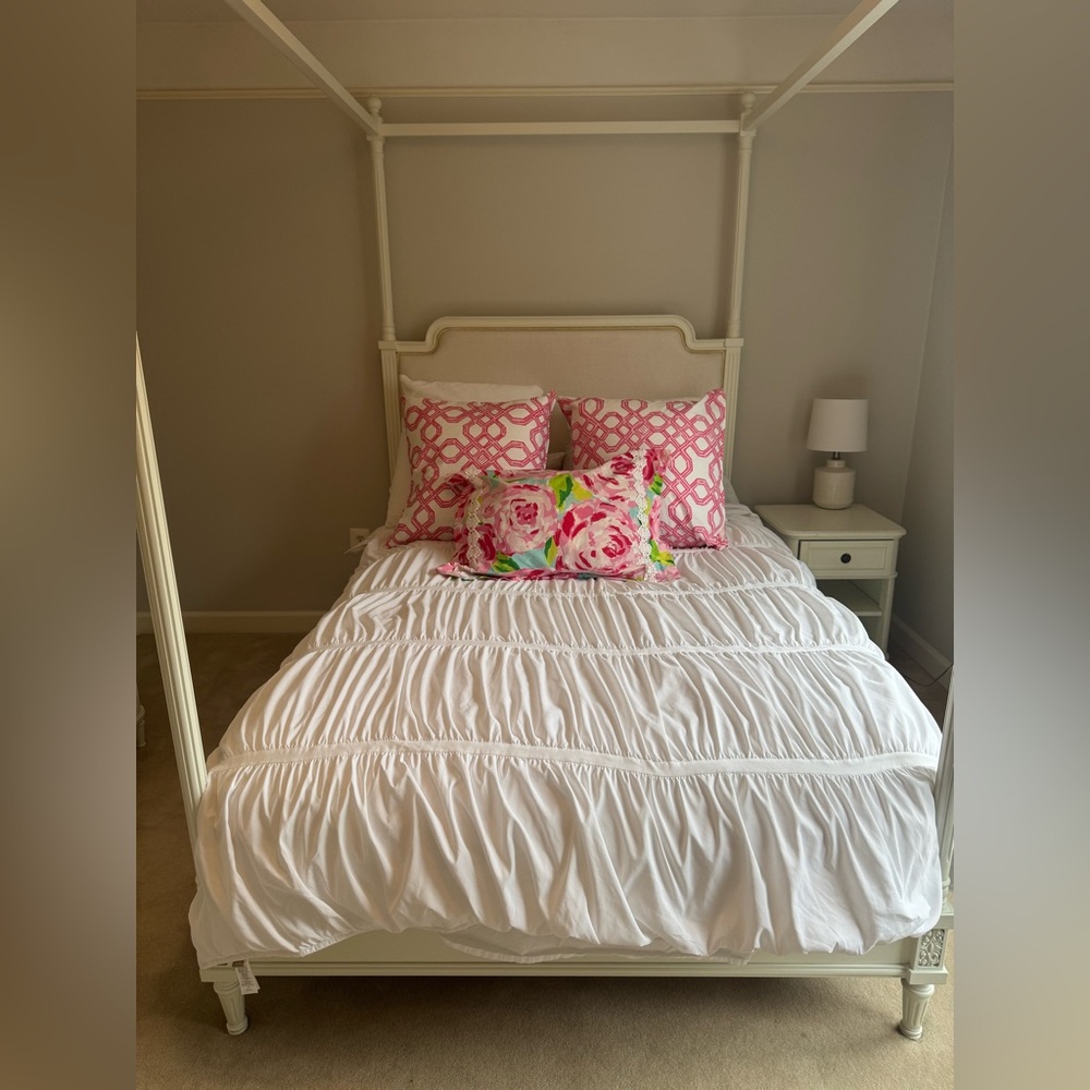 2 Euro pillows and 1 Standard floral  pillow by Lilly Pulitzer by Garnet Hill
